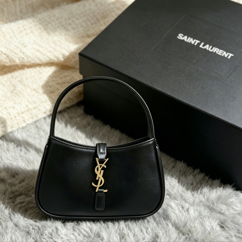 YSL Hobo Bag in Black